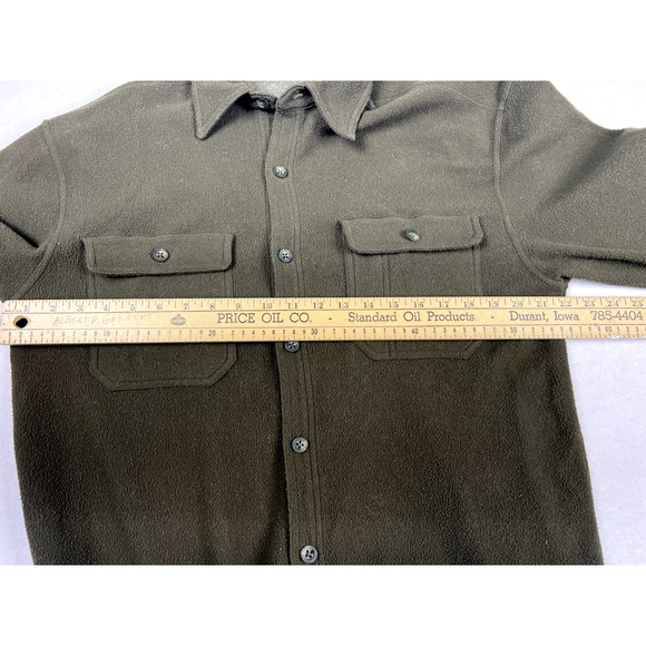 Axis Shirt Jacket M Green‎ Button Up Long Sleeve Fleece Gorpcore - Picture 5 of 7